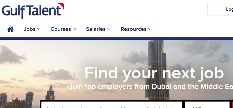 Gulf-Talent, best online sites for job search